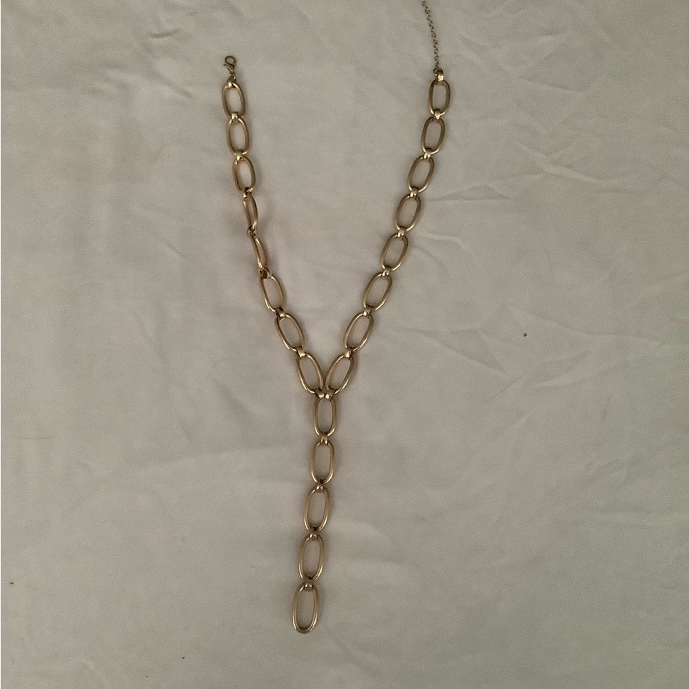 Mango Gold Y-Link Chain Necklace